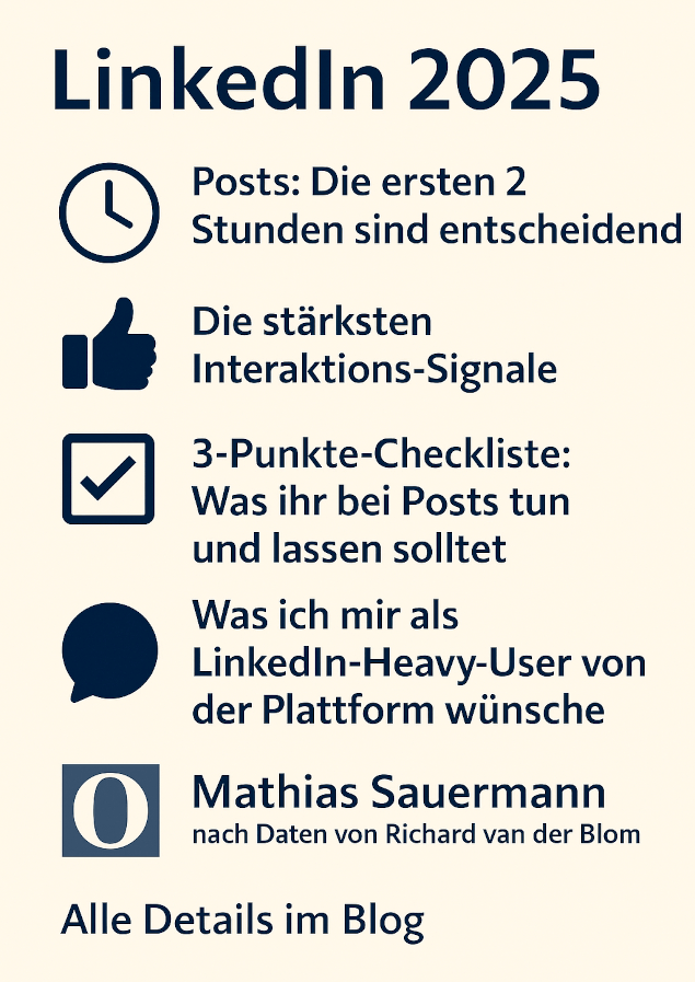 LinkedIn 2025 [Teil 4]: So prüft der Algorithmus eure Posts